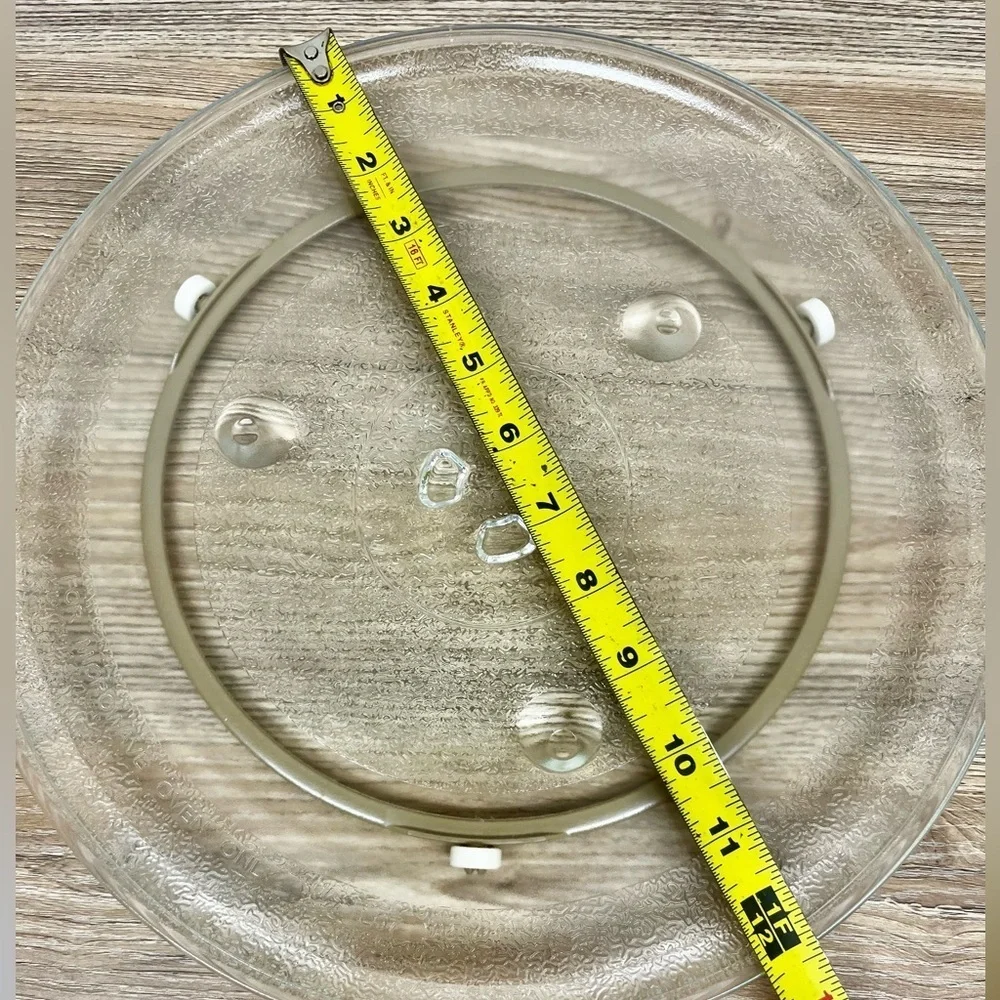 12.5-inch Glass Turntable Tray w/Turntable Ring from GE Microwave